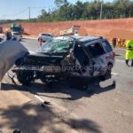 Motorista morre em acidente e criança fica ferida