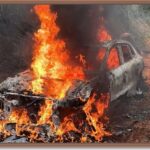 Corpo carbonizado é encontrado dentro de Porsche