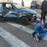 Carro avança preferencial e causa acidente de trânsito