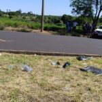 Acidente de moto deixa dupla gravemente ferida